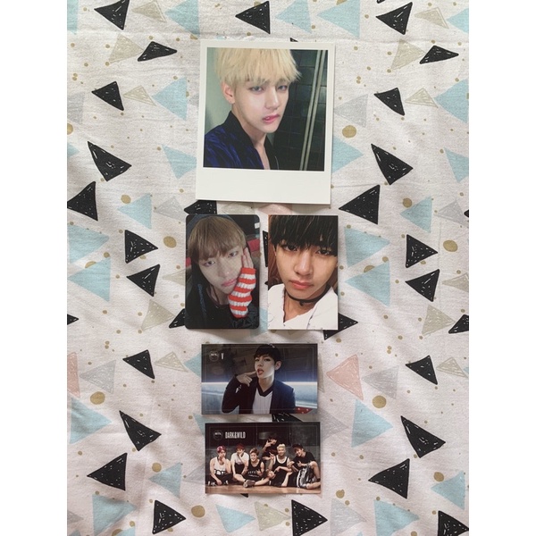 V BTS PHOTOCARD OFFICIAL TAEHYUNG PC WINGS YNWA HYYH PT 2 DARK AND WILD
