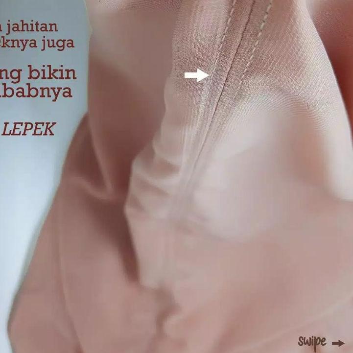 Menarik.. Jilbab Syari 2 Layer Khimar Ceruti Babydoll Premium by Yasna Hijab
