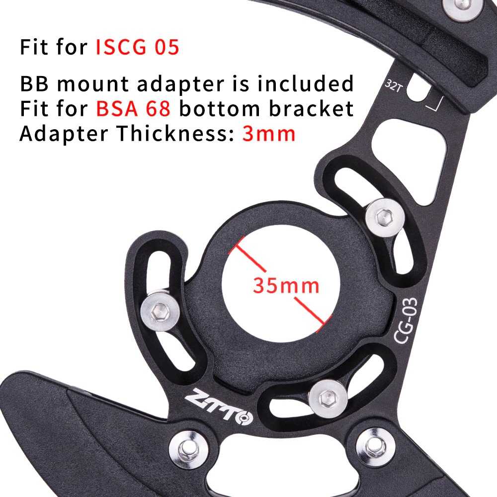 Chain Guide Rantai Sepeda ISCG05 MTB 1X System Mount BB - CG04