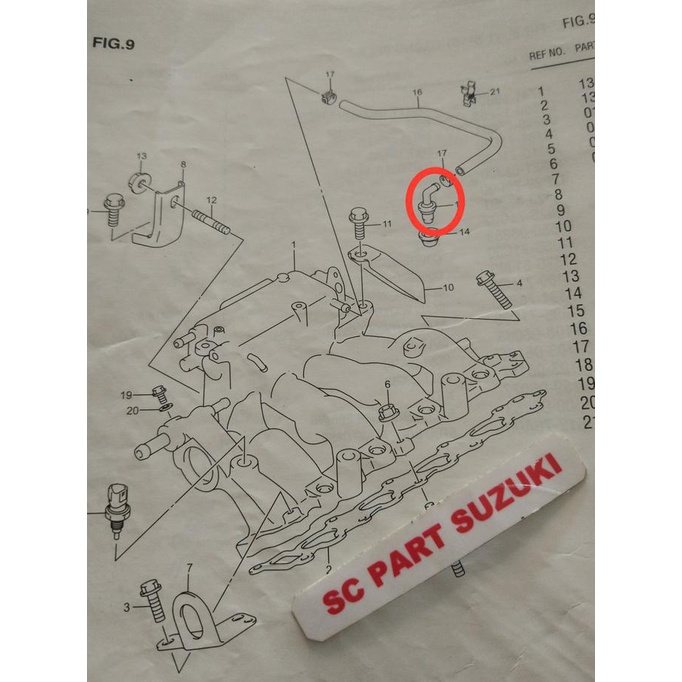 Valve Pcv Suzuki Apv.