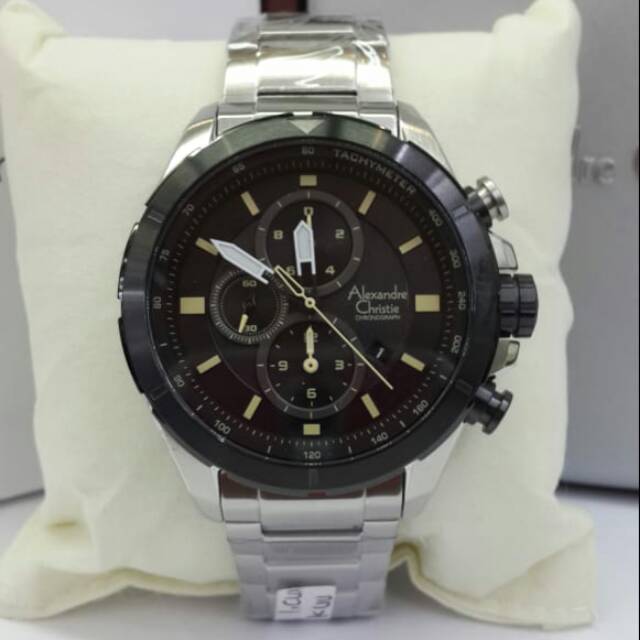 ALEXANDRE CHRISTIE 6805 silver black