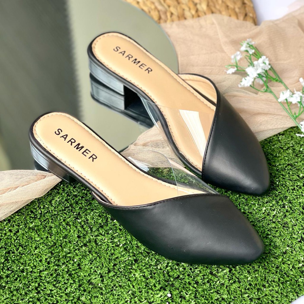 SARMER - NORYA MULES BLACK