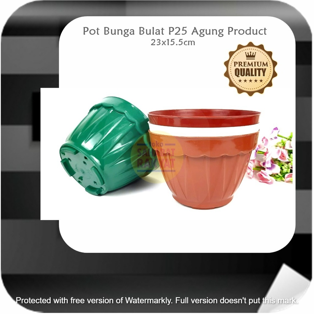 Pot Bunga Bulat P25 Agung Product