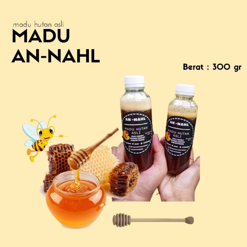 

Madu Hutan Asli An Nahl Uk.300gr