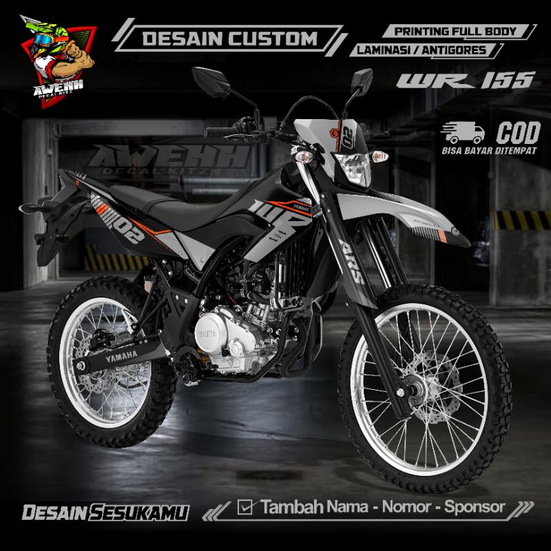 DECAL STIKER WR155 - WR 155 CUSTOM DESAIN FULL BODY