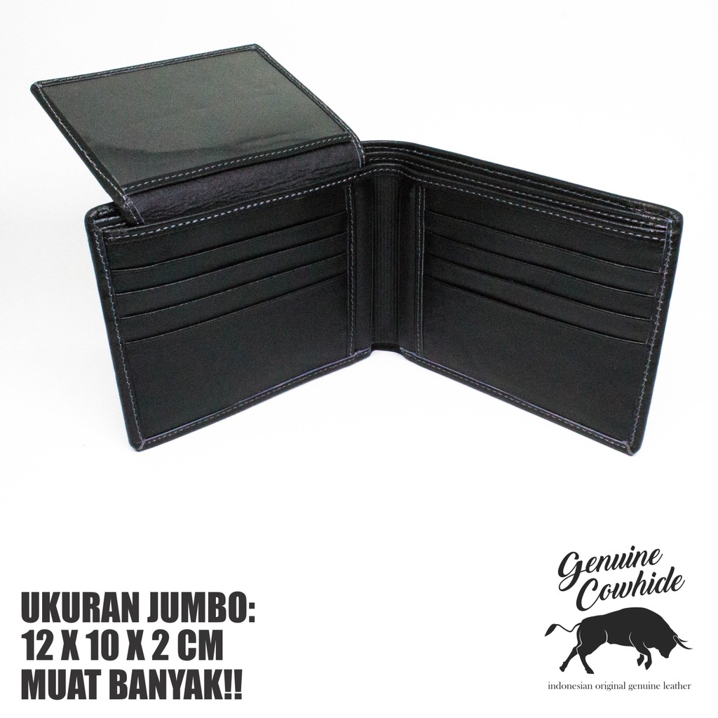 Dompet Pria Kulit Asli - Ukuran Jumbo - 100% Kulit Asli