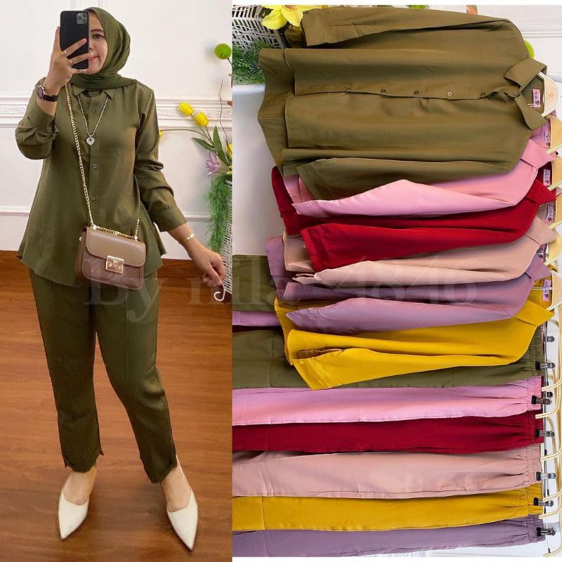 NEW!!! [ COD] BAYAR DI TEMPAT | ONE SET ORIGINAL SHAKILA PREMIUM | PAKAIAN WANITA | ONE SET SALSABILA | SETELAN WANITA | FASHION MUSLIM | SET POLOS WANITA | SETELAN KEKINIAN | SETELAN MODERN~MDHBROTHER | STELAN POLOS WANITA | Kode DN