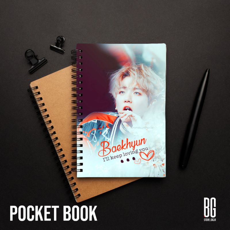 

pocket book EXO baekhyun A5 spiral
