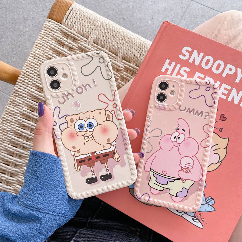 Softcase frame spongebob Vivo Y15S Y15A Y01 S1 pro case kartun patrick