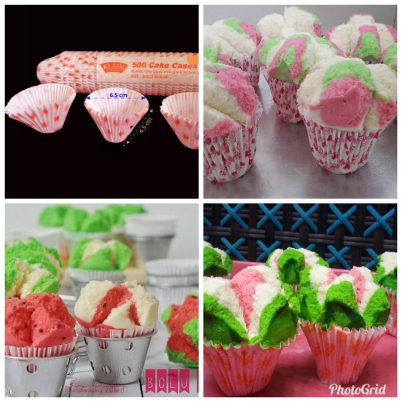 

Kertas Bolu Kukus tinggi isi 500pcs/Paper Case Cake 500pcs