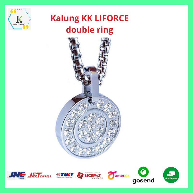 kalung kesehatan kk liforce original double ring