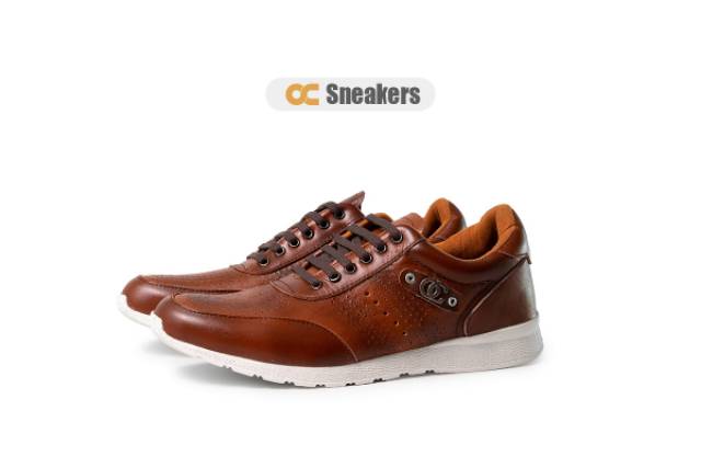 Sneakers kulit PRIA Sepatu Sneakers Kulit OC