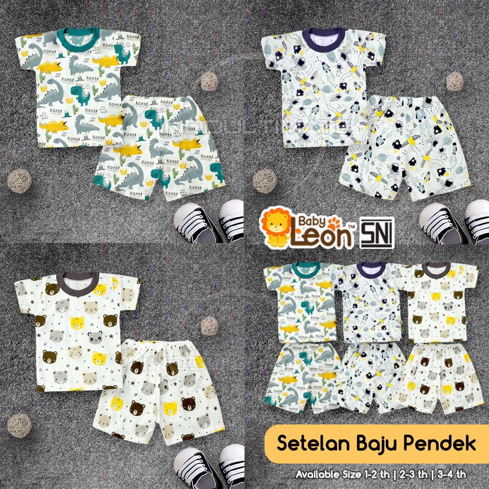 Setelan Baju Bayi + Celana Pendek SBJ-70SK 100% COTTON Baju Tidur Bayi Baru Lahir