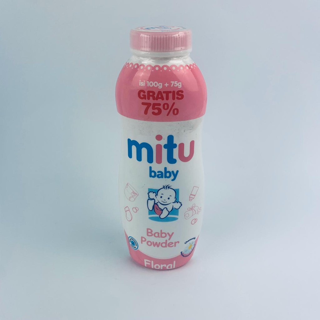 BEDAK MITU BABY FLORAL BABY POWDER