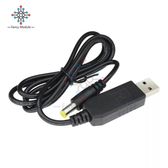 USB DC 5 V untuk DC 12 V Langkah Up Modul 2.1X5.5 Mm MALE CONNECTOR Converter