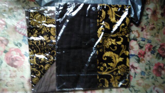 Kemeja Batik Pria Lengan Panjang Size M L Xl Xxl Bswart Batik Hrb026 Kenongo Hem Panjang Padi