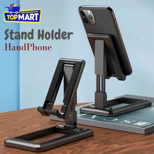 Adjustable Phone Stand For Desk - Portable Folding Holder For Watching Videos & Video Calls