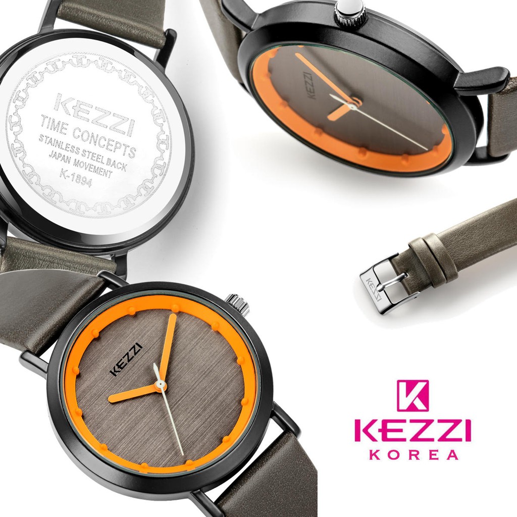 Kezzi Korea 1894 Merah - Jam Tangan Fashion Wanita &amp; Pria - Model Analog