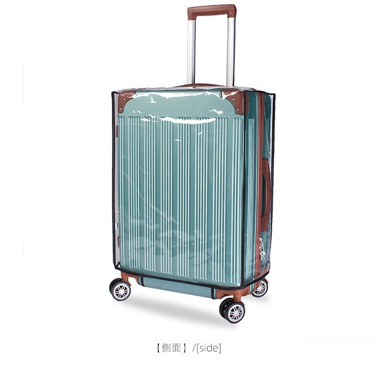 sarung koper transparan plastik mika 20 22 24 26 28 inch luggage cover