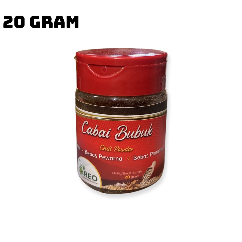 CABE BUBUK BOTOL / CABAI BUBUK CAP REO 20 GRAM - ECERAN