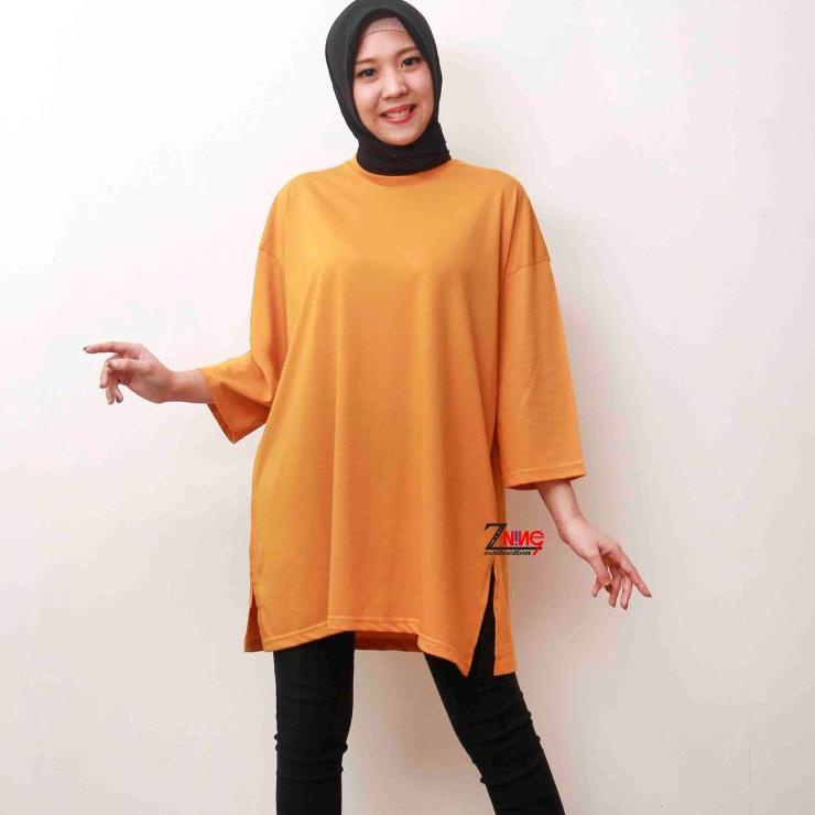 Oke Price.. OVERSIZE HIJAB POLOS / KAOS POLOS OVERSIZE / OVERSIZE WANITA BASIC