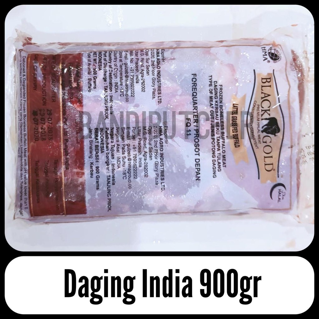 Daging Kerbau India - Beef India Frozen Halal Berkualitas Murah