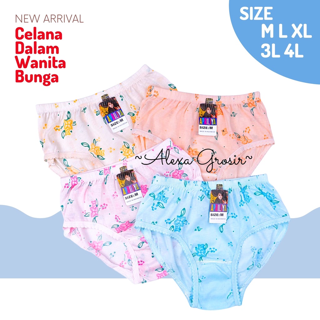 CD WANITA MOTIF BUNGA TERMURAH M L XL 3L 4L