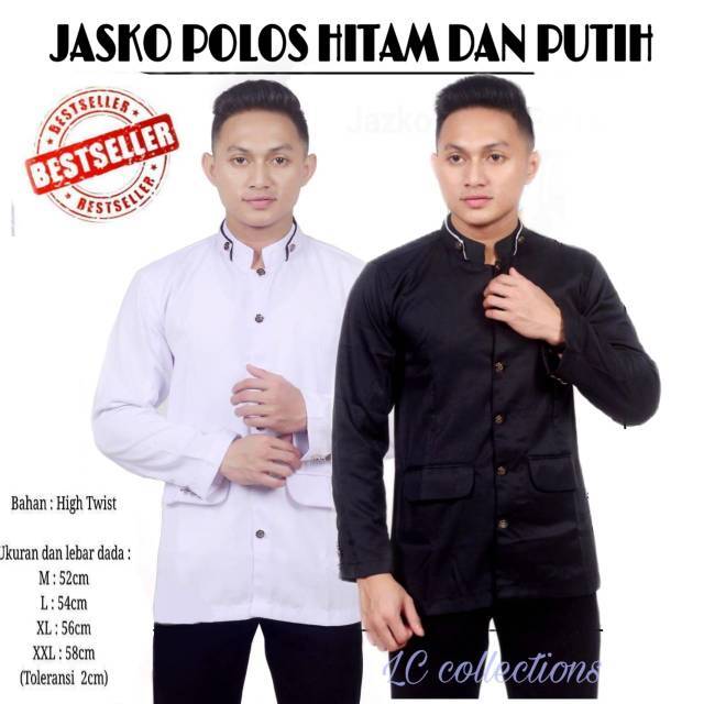 Jasko Jas Koko Pria Dewasa Polos Warna Baju Muslim Simpel Berkwalitas