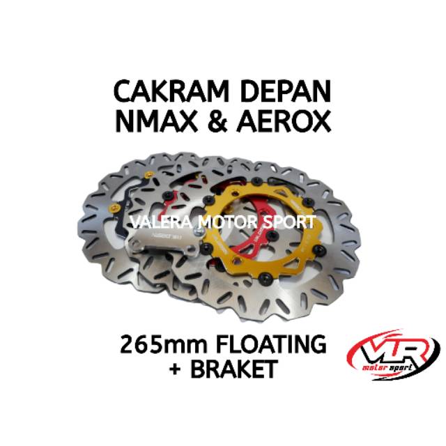 piringan cakram disk depan yamaha nmax aerox lexi nassert beet