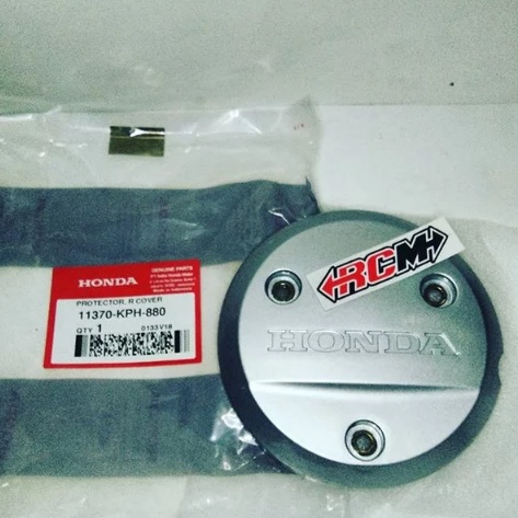 COVER TUTUP MESIN PROTEKTOR PROTECTOR KANAN KARISMA SUPRA X 125 PERTAMA LAMPU 1 ORI ORIGINAL HONDA A