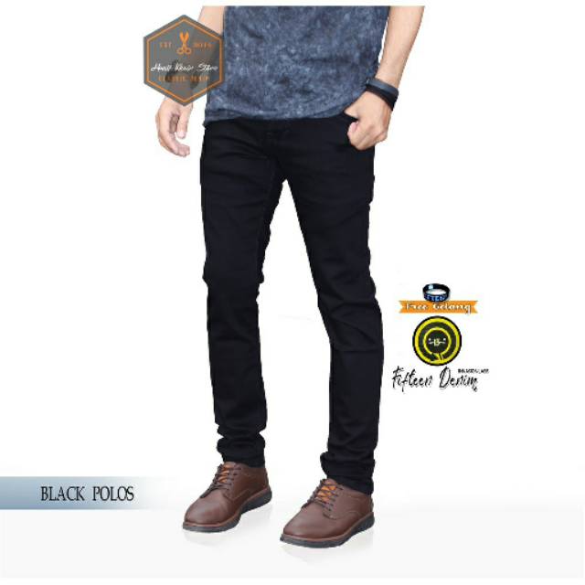 Jeans Skinny Slimfit Fifteen Cowok