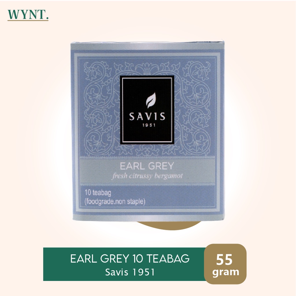 

Teh Premium Savis - Earl Grey Isi 10 Teabag