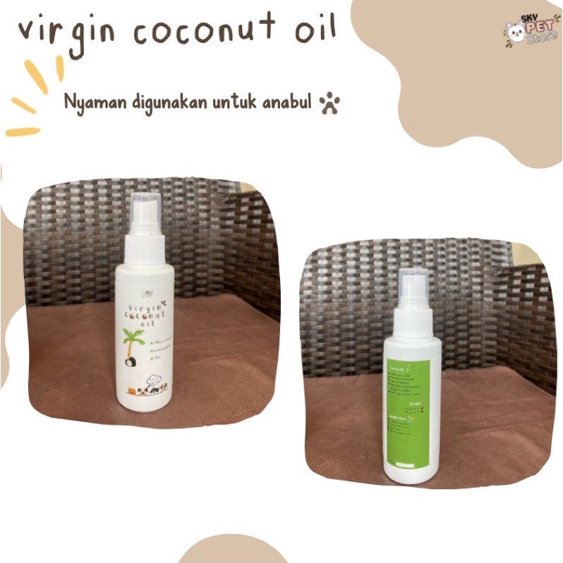 premium virgin coconut oil VCO untuk anjing kucing