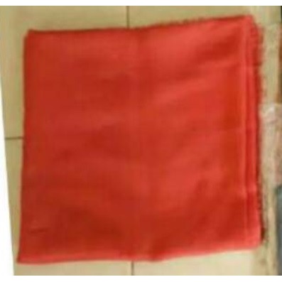 Kerudung / Jilbab / Pashmina / Pasmina Rawis Katun H&S by Umama Warna Orange Merah Bata Harga Murah