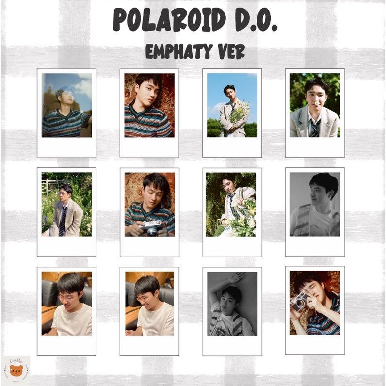 [SET] Unofficial polaroid photocard/pc D.O. DO Kyungsoo EXO 1st mini album emphaty