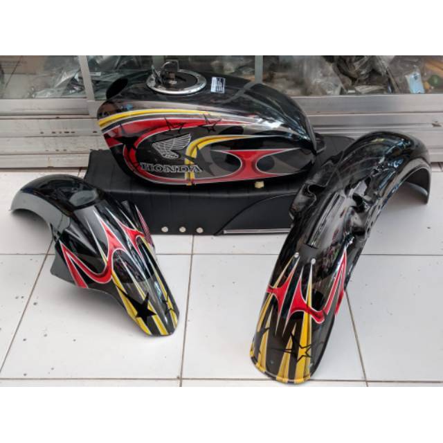 PAKET BODY SET CB GLATIK TUTUP NINJA