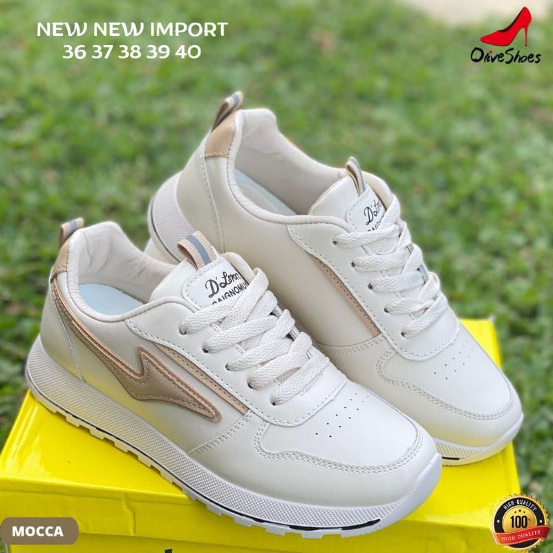 SNEAKERS SPORT WANITA IMPORT BELBE | SEPATU TALI SEPATU KETS OLAHRAGA