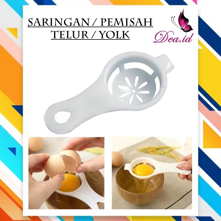 [DEASTORE] ALAT PEMISAH / SARINGAN / PENYARING PUTIH DENGAN KUNING TELUR