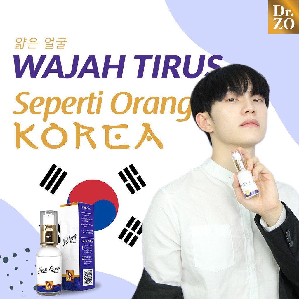 Cream Dr Zo Penirus Wajah Dan Mengencangkan Leher Dengan Cepat Menghilangkan Double Chin