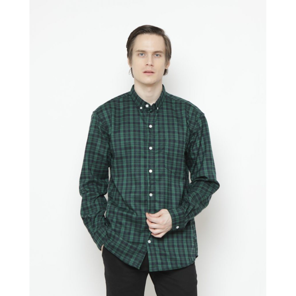 

Erigo Flannel Defras Green
