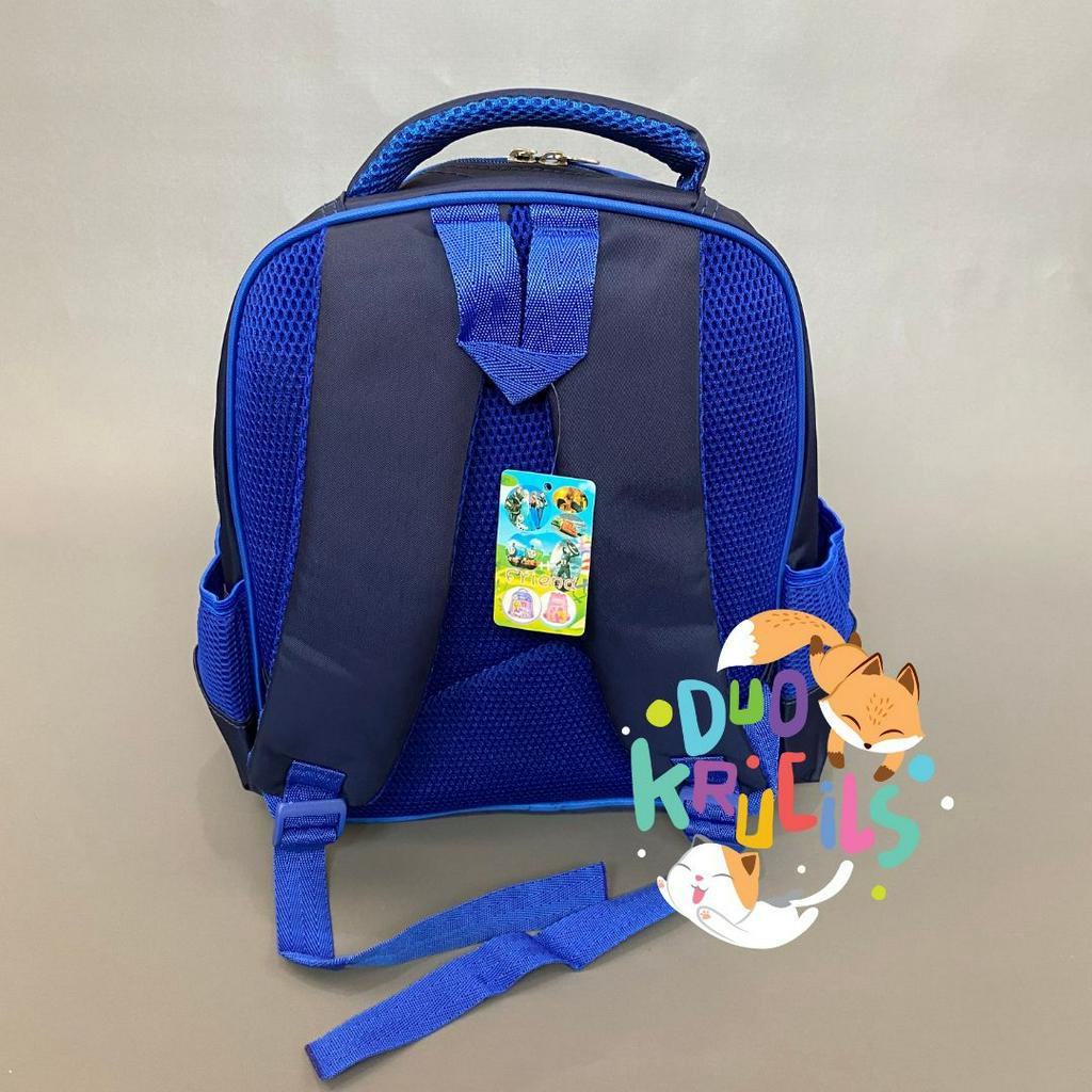 Tas Sekolah anak TK dan SD motif SUPERHERO import premium