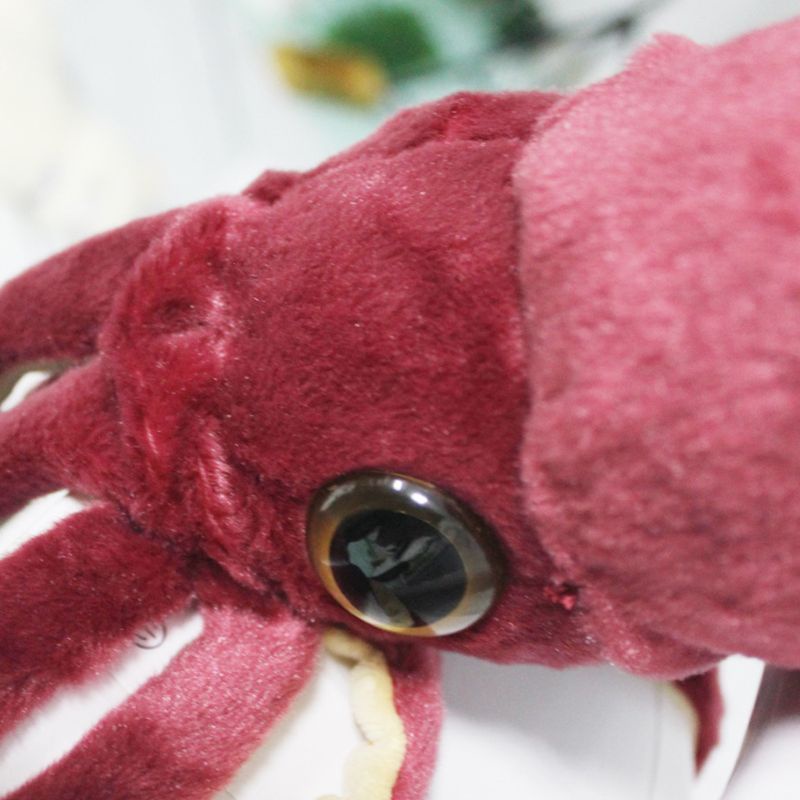 Mary 25.59in Stuffed Plush Squid Untuk Boneka Dengan Postur Lucu Mainan Hadiah Untuk Anak Laki-Laki Perempuan