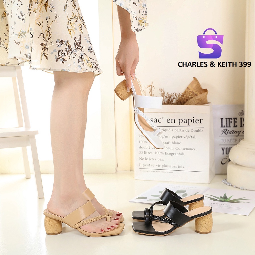 SANDAL HEELS SHOES SLING KEPANG 399
