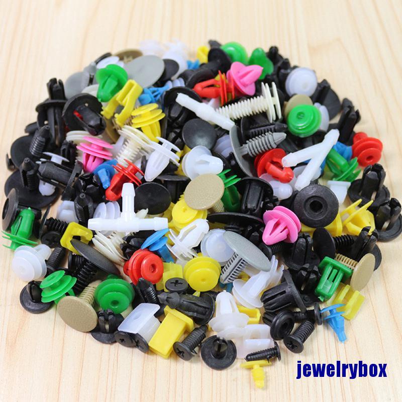 500pcs / set Klip Rivet Pengencang Pintu Mobil Universal Bahan Plastik