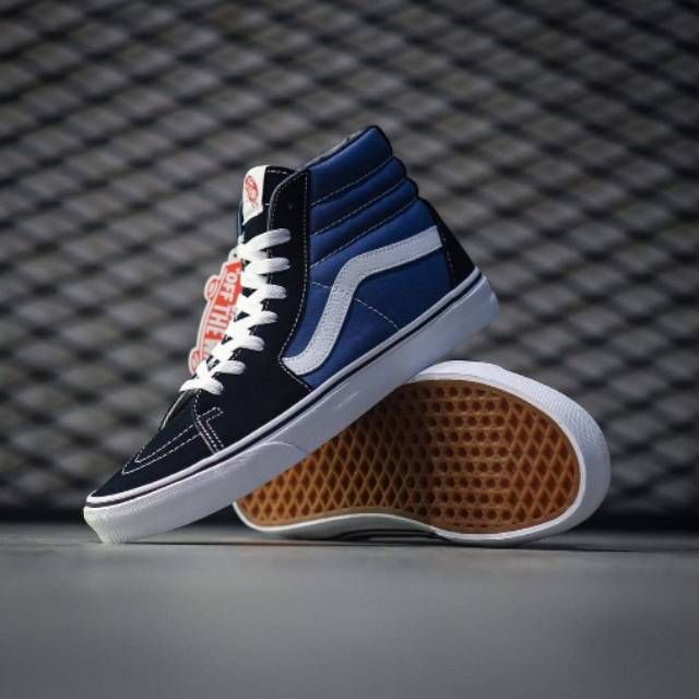 vans sk8 hi navy