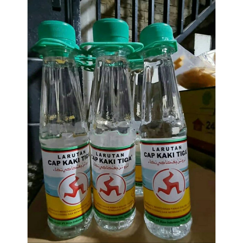 

Larutan Cap Kaki Tiga 200mL Kerat - isi 6 Botol