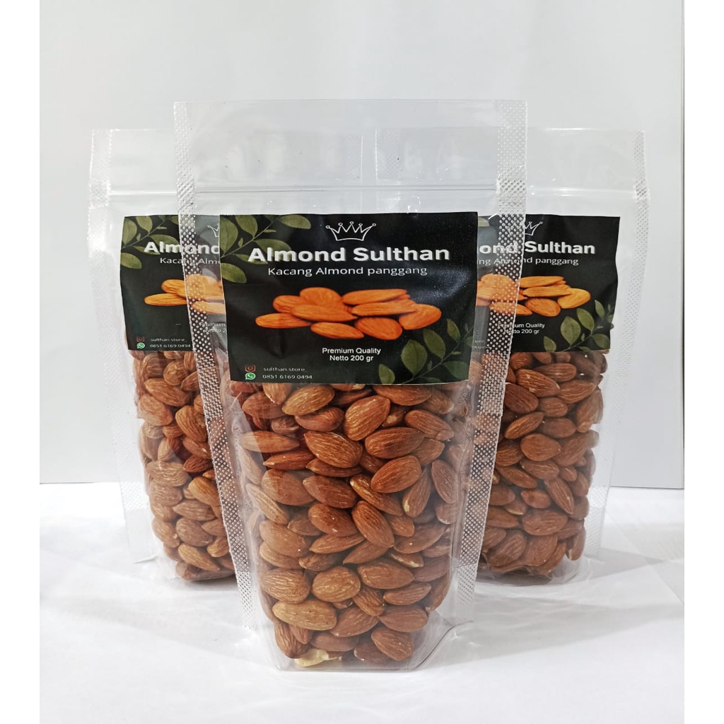 

Almond Sulthan, Kacang Almond Panggang Rasa Original