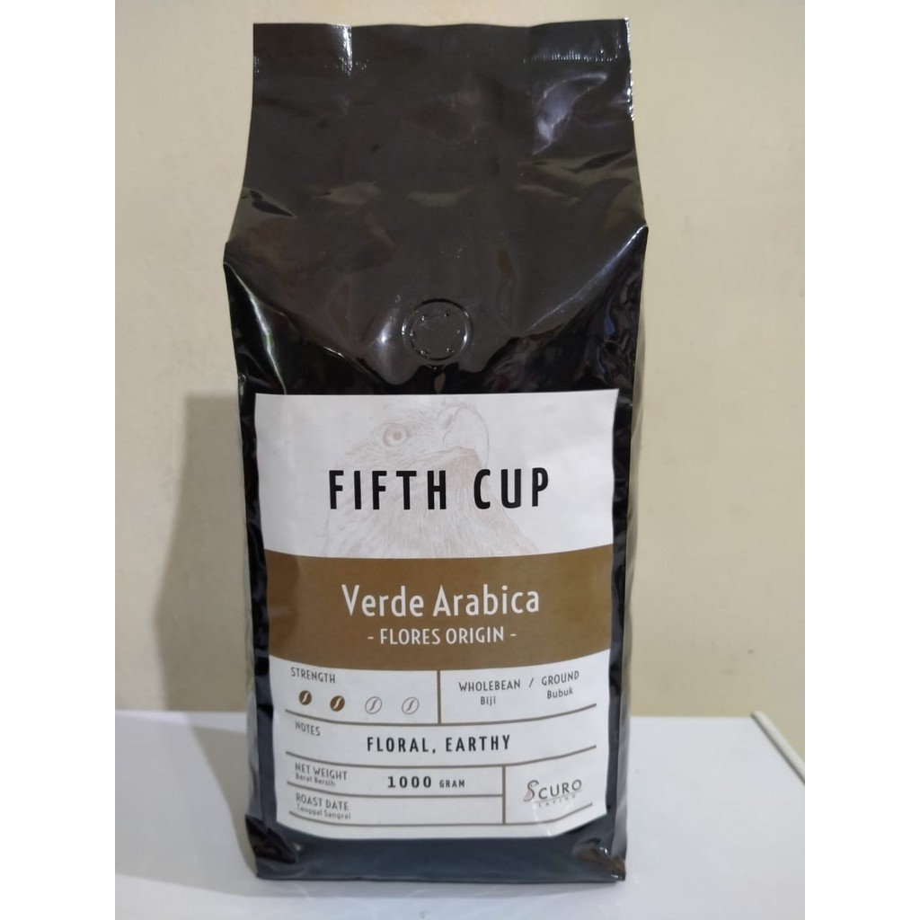

Scuro Coffee - Fifth Cup Verde Arabica Flores Origin [Floral,Earthy] 1kg - 01