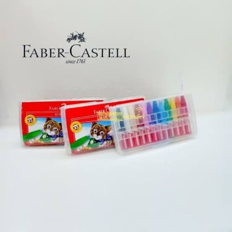 

crayon 12 warna faber-castell