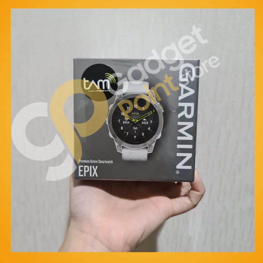 Garmin Epix 2 | Epix gen 2 | epix™ (Gen 2) Sapphire - White Titanium Garansi Resmi TAM 2 Tahun